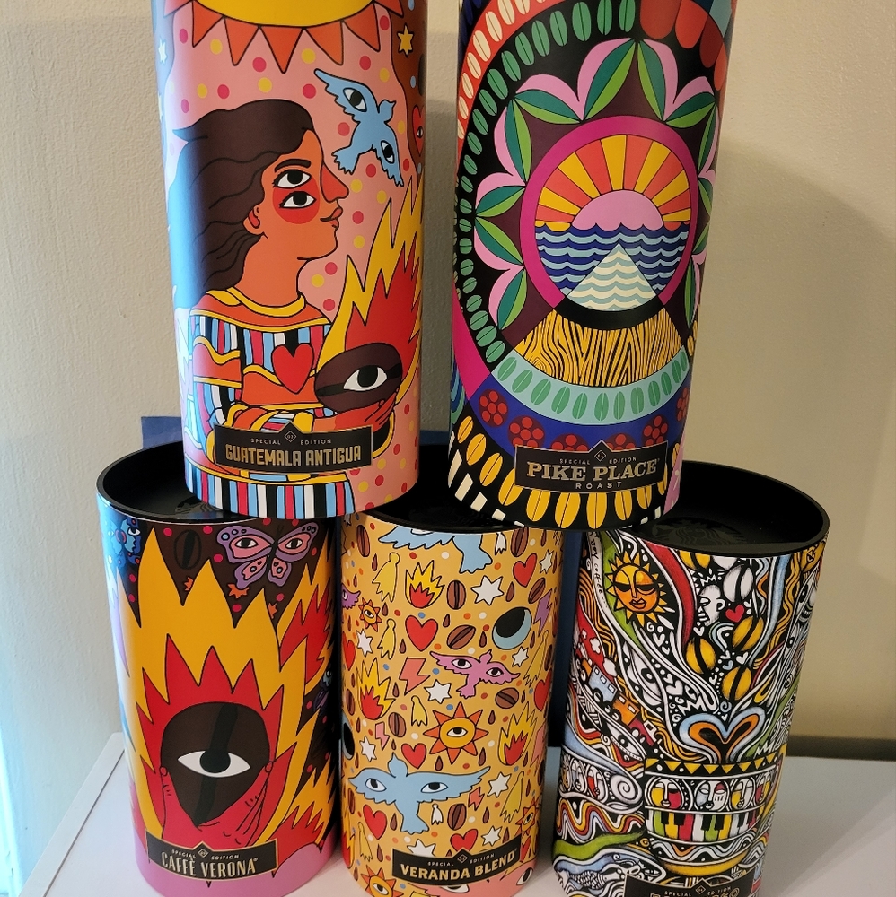 5- Starbucks Coffee Art Tubes
